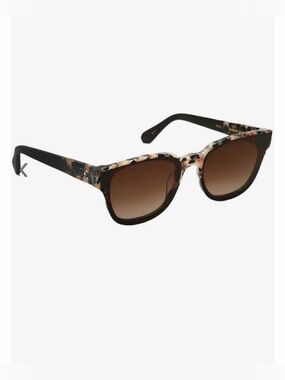 KREWE  Webster Cat-Eye Sunglasses with Brown Gradient Lenses